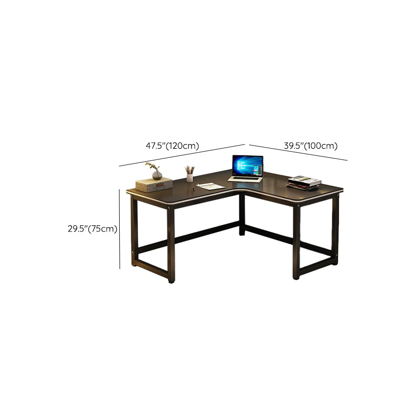 Contemporary Black Office Desk Wooden Writing Desk for Office