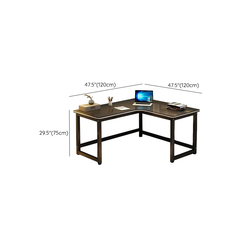 Contemporary Black Office Desk Wooden Writing Desk for Office