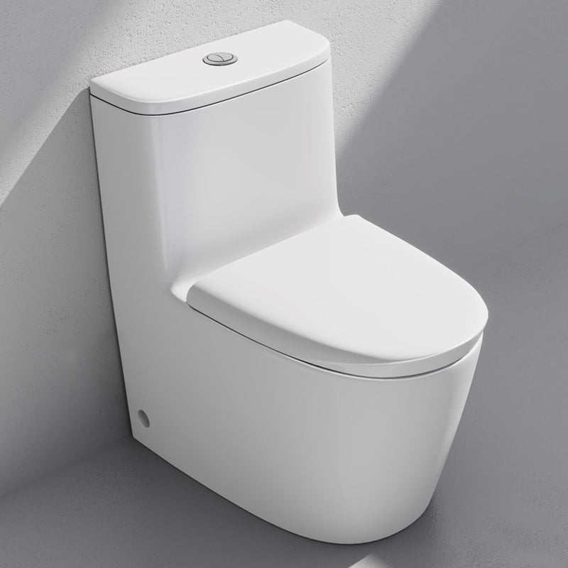 Modern White Ceramic Flush Toilet Floor Mounted Urine Toilet for Bathroom