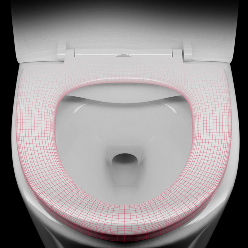 Modern White Ceramic Flush Toilet Floor Mounted Urine Toilet for Bathroom