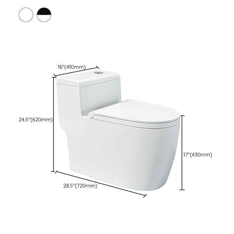 Traditional Ceramic Flush Toilet Floor Mount Urine Toilet for Washroom