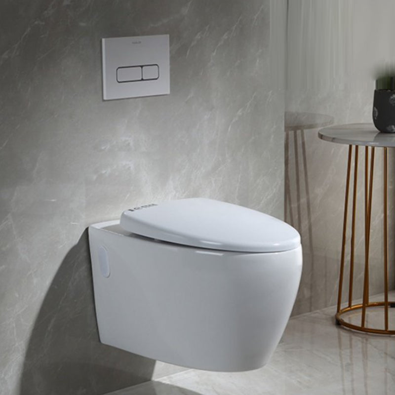 Modern Ceramic Flush Toilet White In-Wall Urine Toilet for Washroom