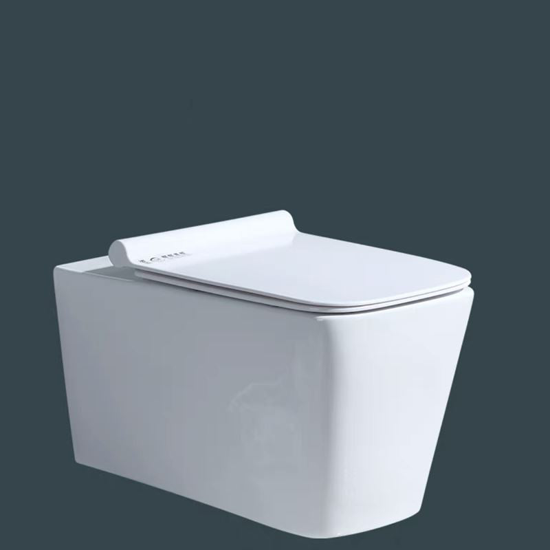 Modern Ceramic Flush Toilet White In-Wall Urine Toilet for Washroom