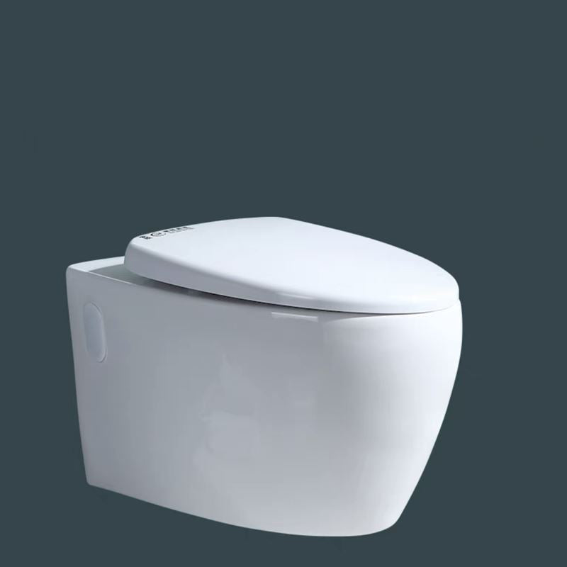 Modern Ceramic Flush Toilet White In-Wall Urine Toilet for Washroom