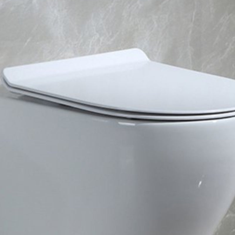 Modern Ceramic Flush Toilet White In-Wall Urine Toilet for Washroom