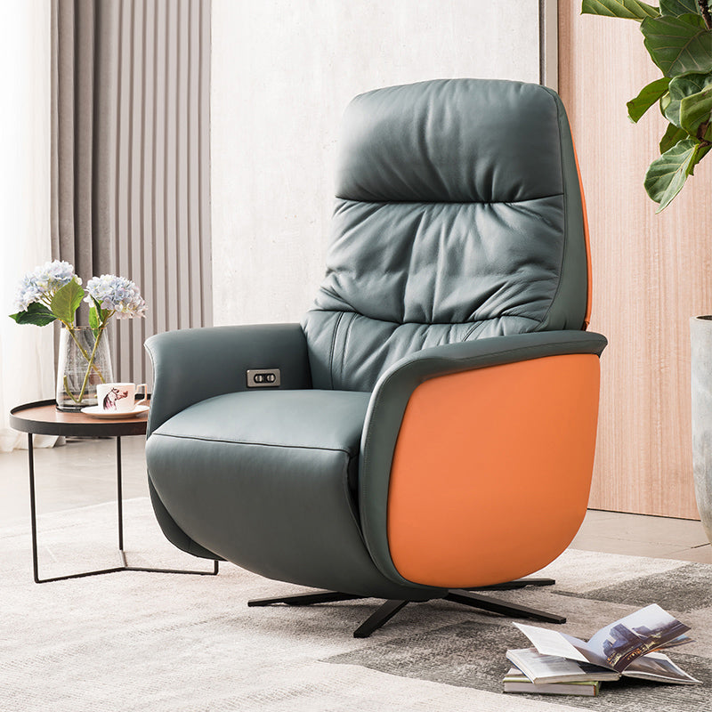 Scandinavian Swivel Base Standard Recliner Single Recliner Chair