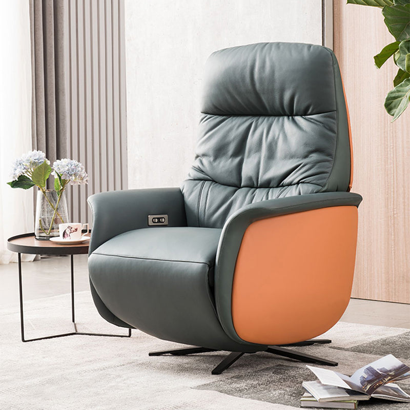 Scandinavian Swivel Base Standard Recliner Single Recliner Chair