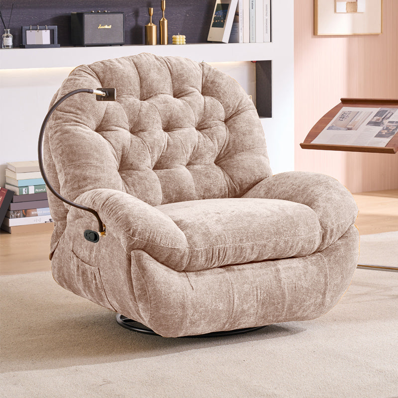 Contemporary Fabric Standard Recliner Nordic Style Living Room Single Recliner