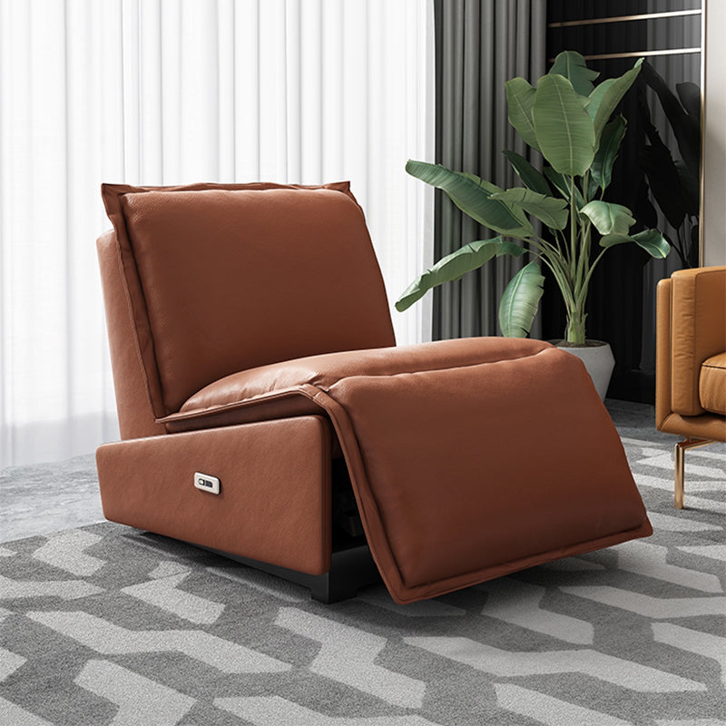 Contemporary Armless Standard Recliner Gliding Recliner Chair