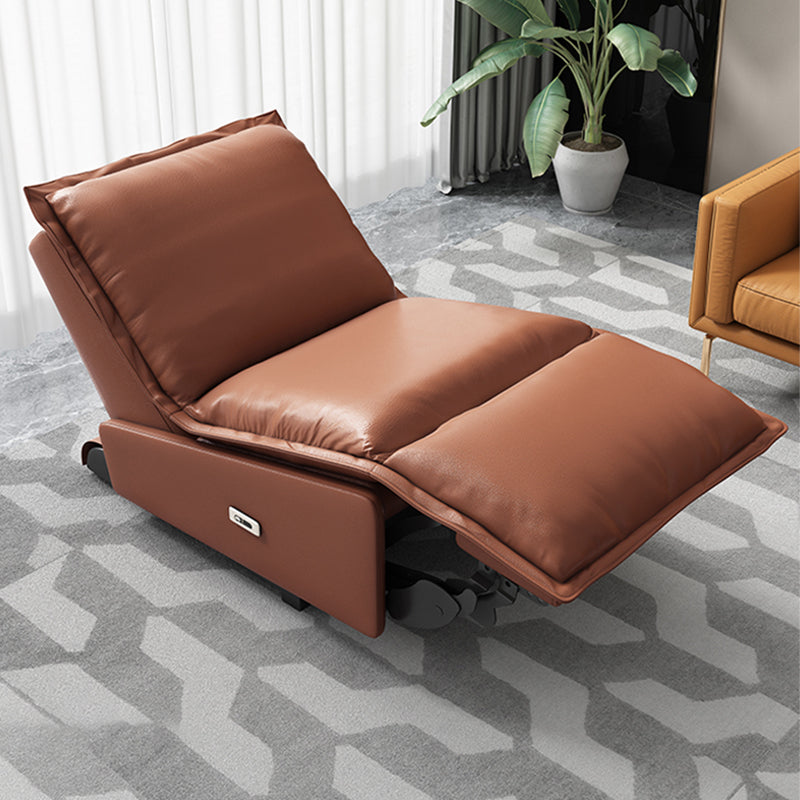 Contemporary Armless Standard Recliner Gliding Recliner Chair