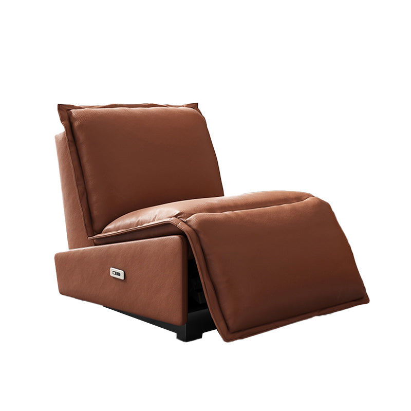 Contemporary Armless Standard Recliner Gliding Recliner Chair