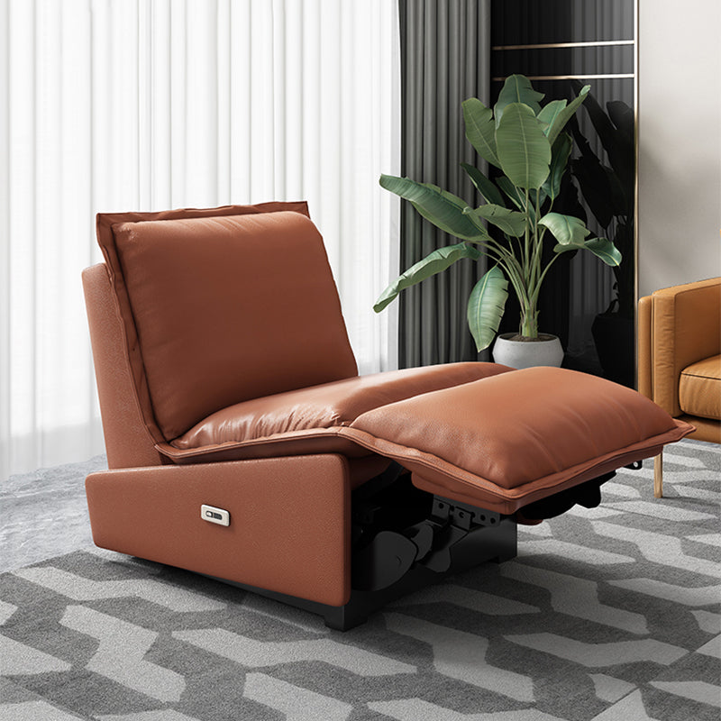 Contemporary Armless Standard Recliner Gliding Recliner Chair