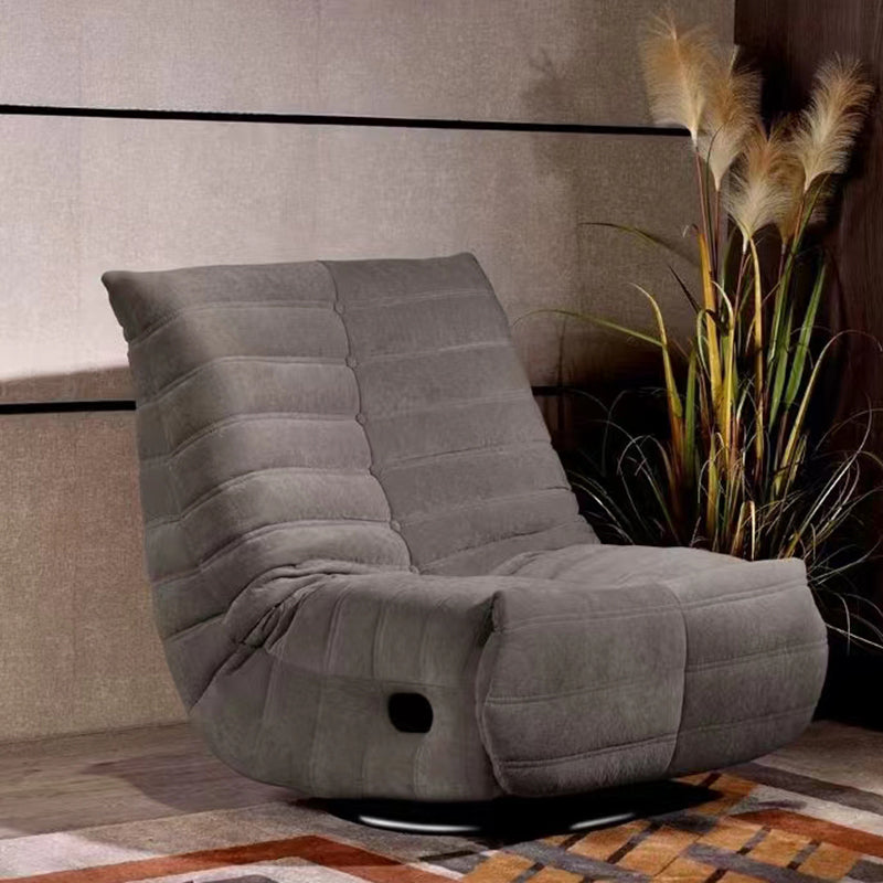 Modern Manual-Handle Recliner Swivel Rocker Standard Recliner