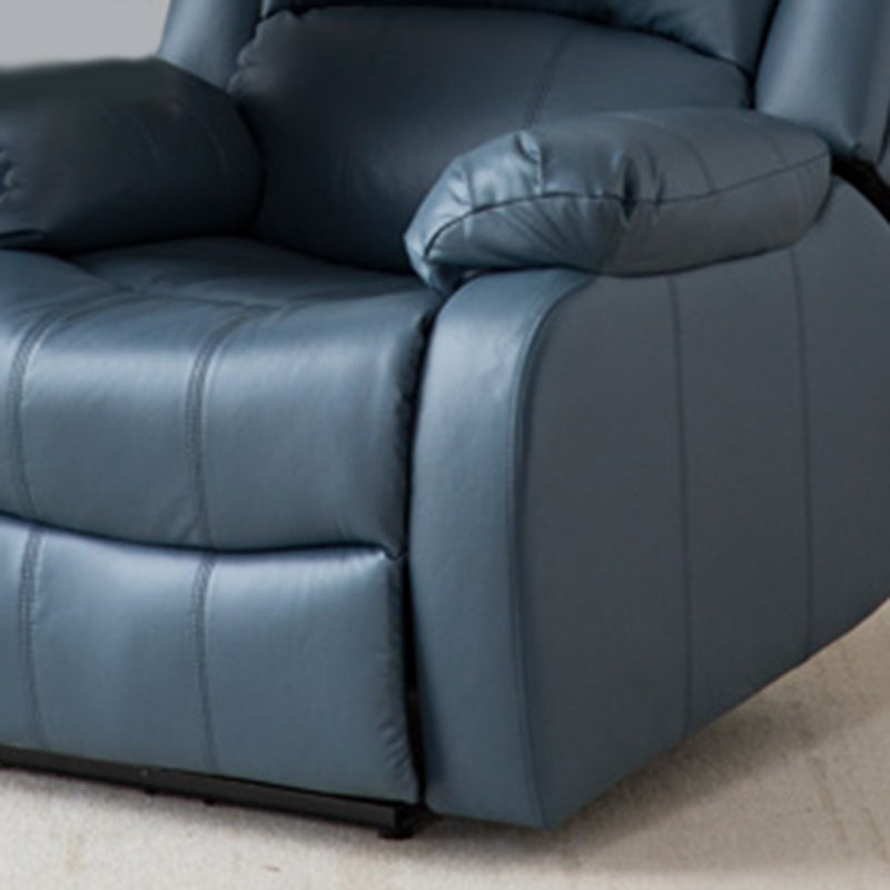 Contemporary Recliner Chair with Lumbar Metal Frame Standard Recliner