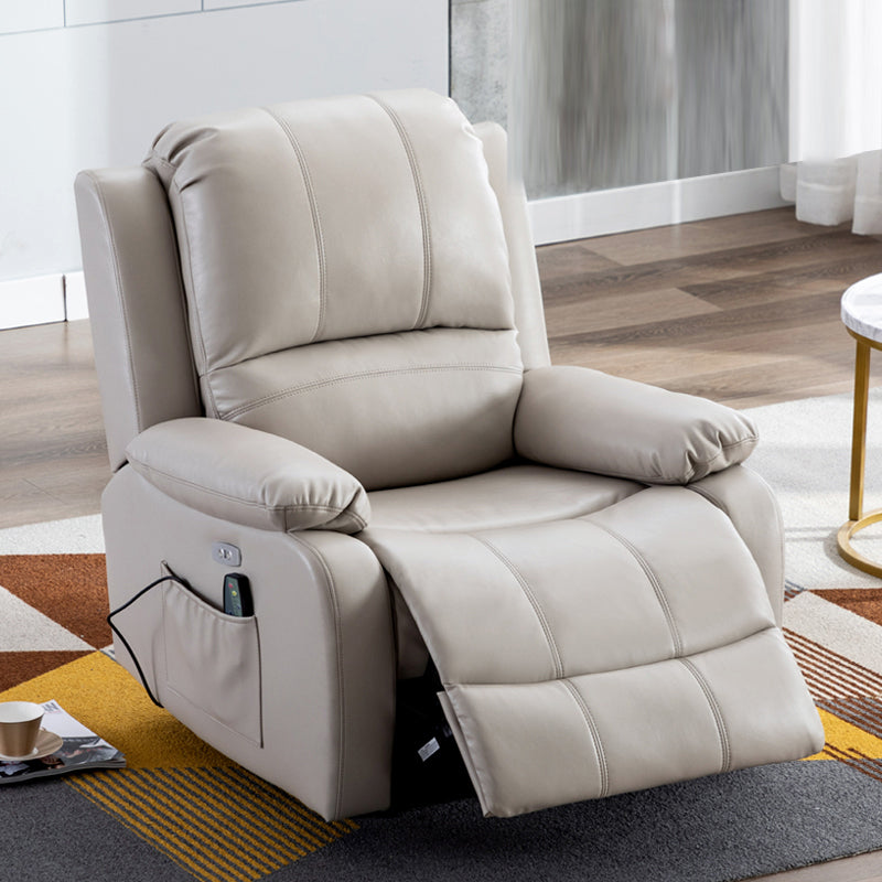 USB Charge Port Wooden Recliner Swivel Rocker Standard Recliner