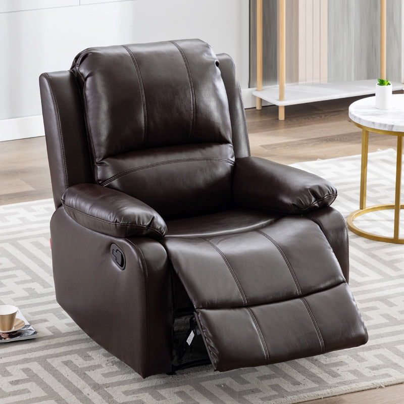 USB Charge Port Wooden Recliner Swivel Rocker Standard Recliner