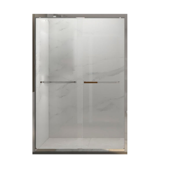 Modern Double Sliding Shower Door Frame Clear Metal Shower Bath Door