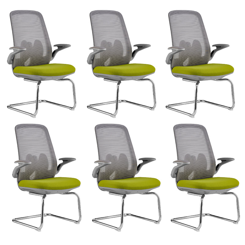 Modern Removable Arms Office Chair No Distressing Ergonomic Desk Chair