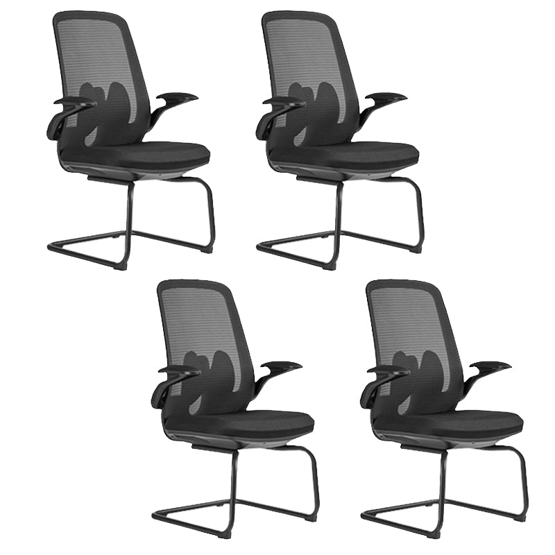 Modern Removable Arms Office Chair No Distressing Ergonomic Desk Chair