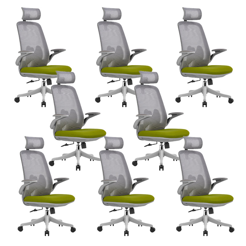 Modern Removable Arms Office Chair No Distressing Ergonomic Desk Chair