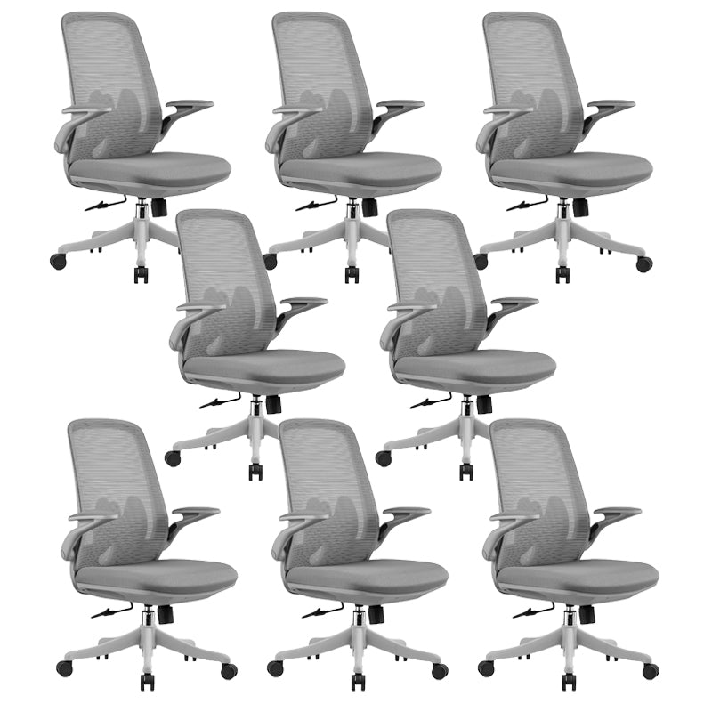 Modern Removable Arms Office Chair No Distressing Ergonomic Desk Chair