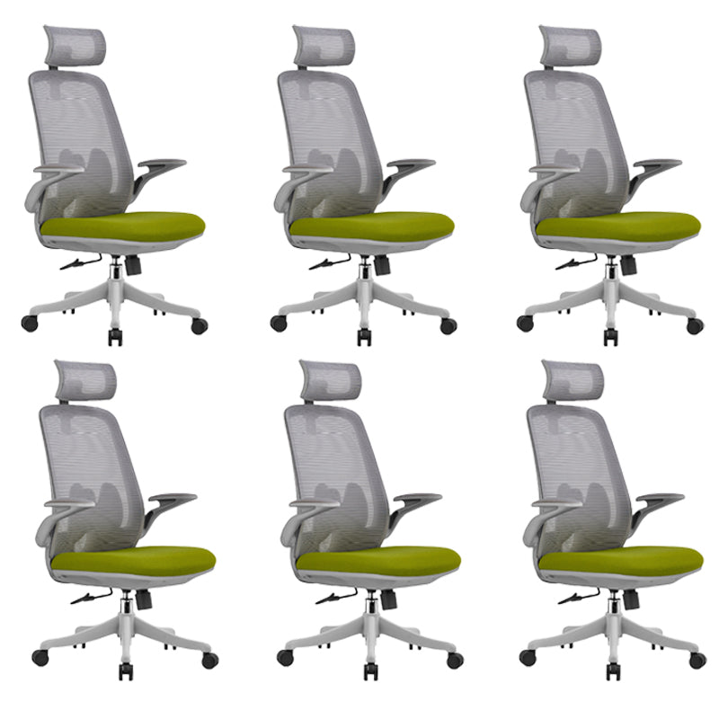 Modern Removable Arms Office Chair No Distressing Ergonomic Desk Chair