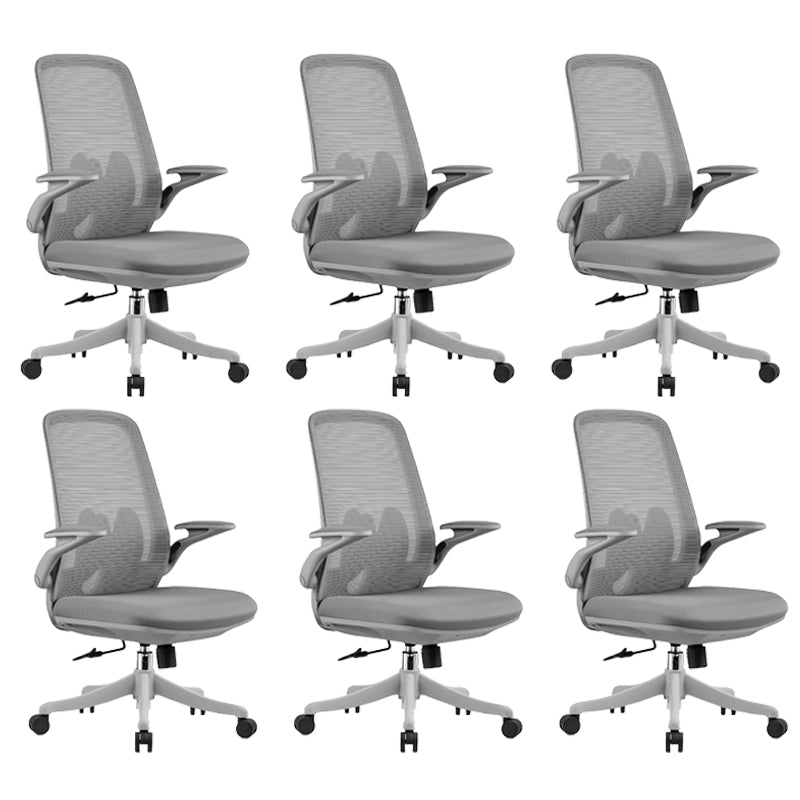 Modern Removable Arms Office Chair No Distressing Ergonomic Desk Chair