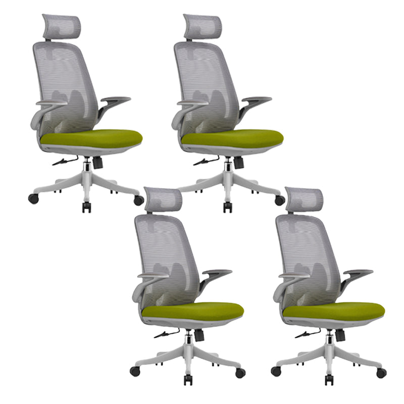 Modern Removable Arms Office Chair No Distressing Ergonomic Desk Chair