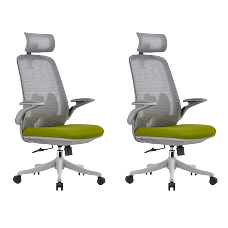 Modern Removable Arms Office Chair No Distressing Ergonomic Desk Chair