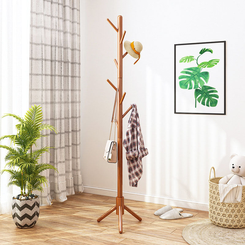 Contemporary Style Hall Stand Wooden Free Standing Hall Stand with Hook