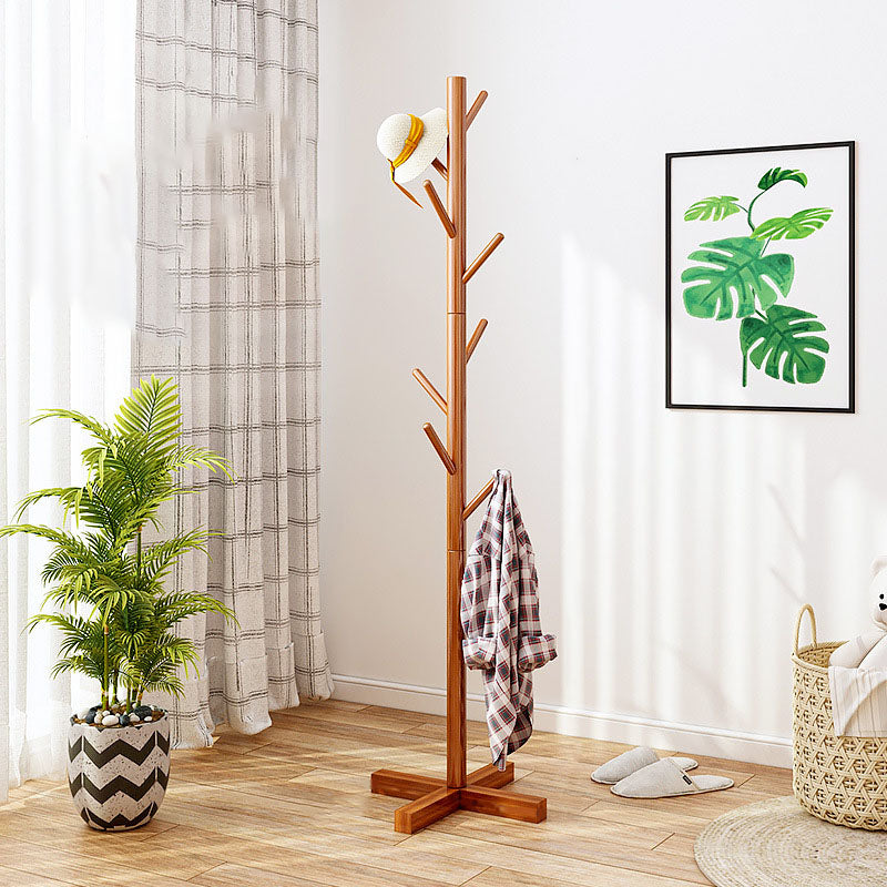 Contemporary Style Hall Stand Wooden Free Standing Hall Stand with Hook