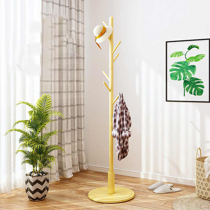 Contemporary Style Hall Stand Wooden Free Standing Hall Stand with Hook