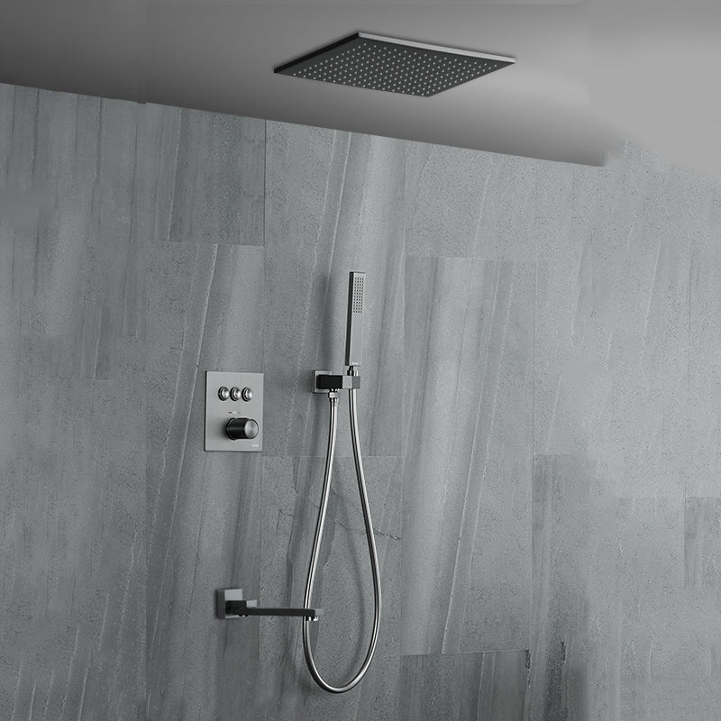 Brass Ceiling Mounted Shower System with Hand Shower Shower Combo