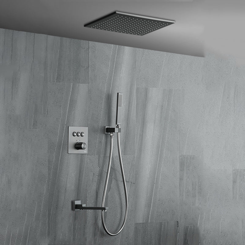 Brass Ceiling Mounted Shower System with Hand Shower Shower Combo