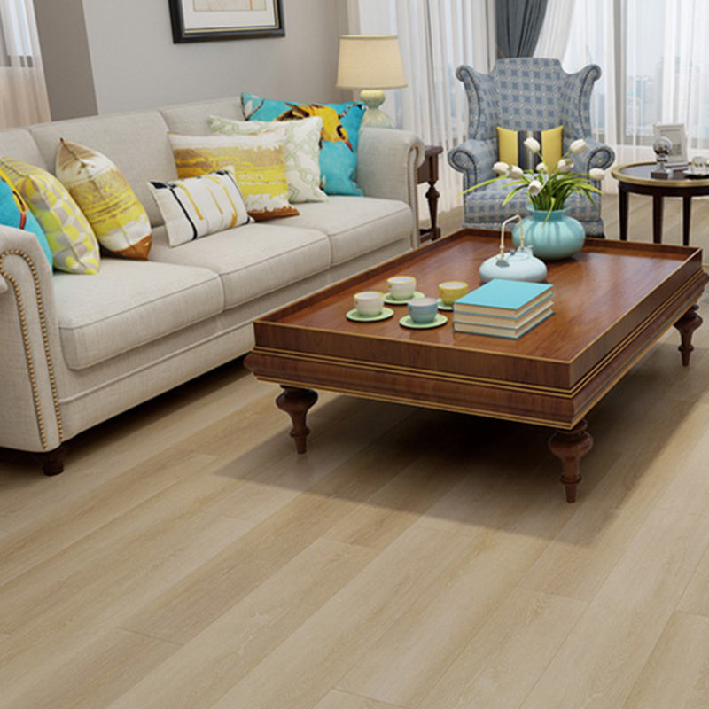 Textured Laminate Flooring Rectangular Slip Resistant Indoor Modern Laminate