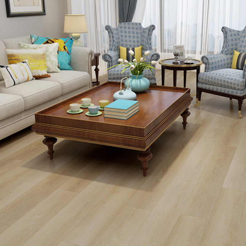 Textured Laminate Flooring Rectangular Slip Resistant Indoor Modern Laminate