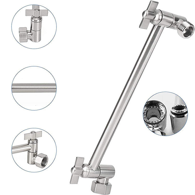 Modern Square Showerhead Wall-Mount Standard Spray Fixed Shower Head