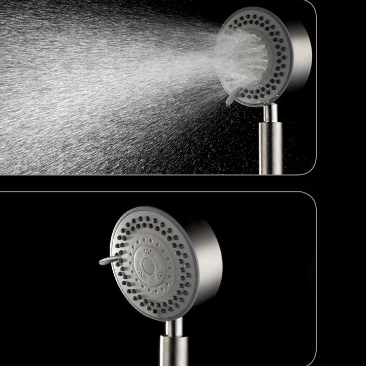 Standard Spray Shower Head Polished Nickel Round Hand Shower