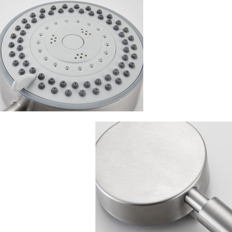 Standard Spray Shower Head Polished Nickel Round Hand Shower