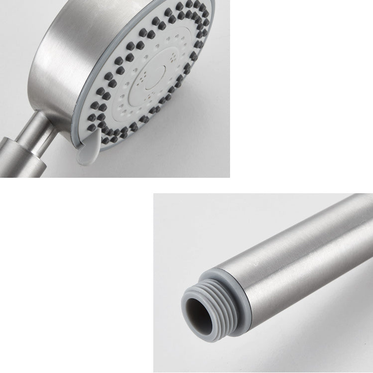 Standard Spray Shower Head Polished Nickel Round Hand Shower