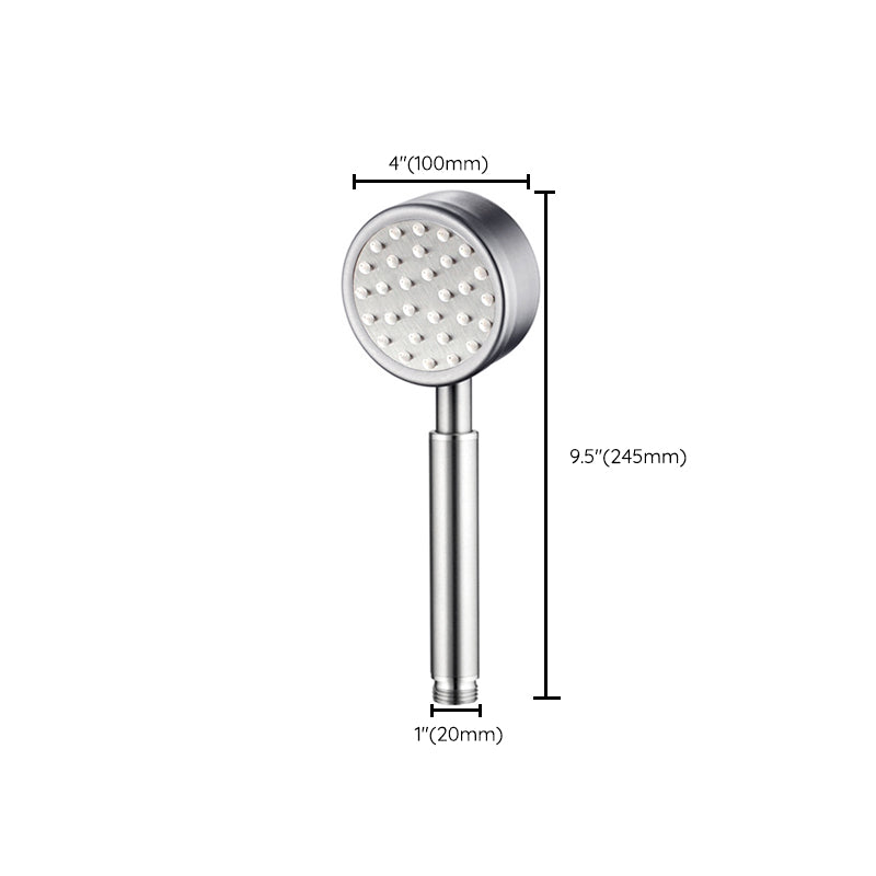 Standard Spray Shower Head Polished Nickel Round Hand Shower