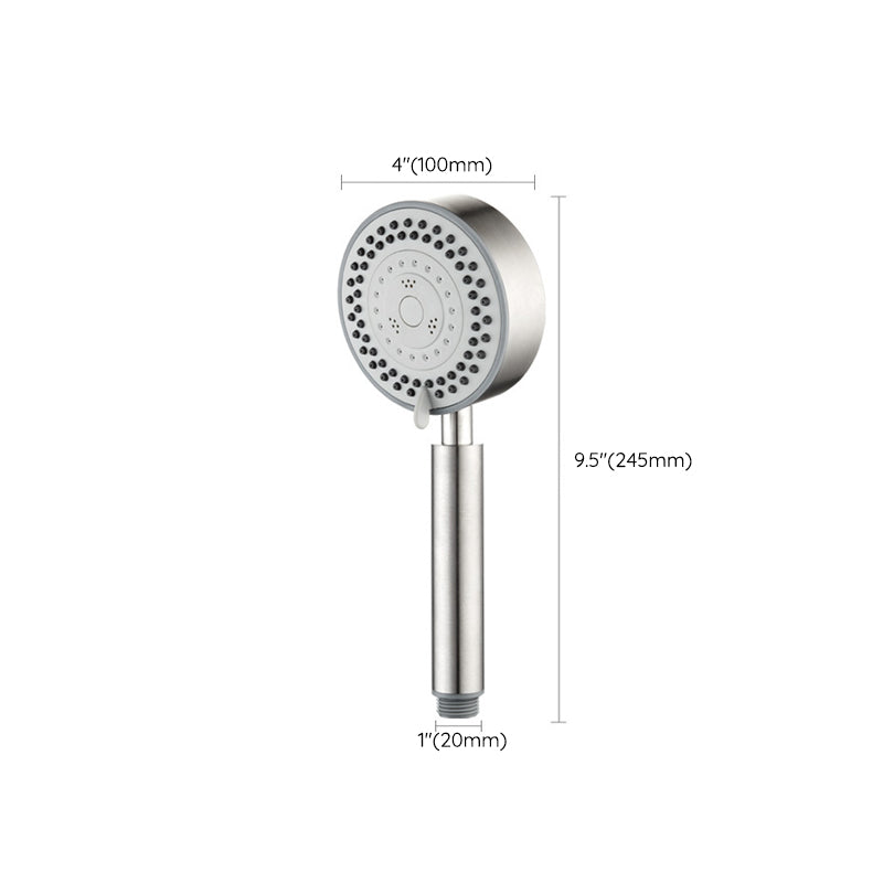 Standard Spray Shower Head Polished Nickel Round Hand Shower