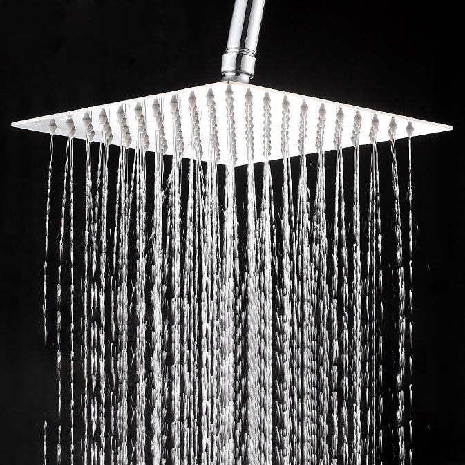 Wall-Mount Shower Head Stainless Steel Fixed Shower Head with Shower Arm