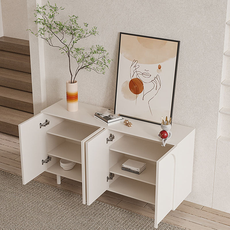 Wood Buffet Contemporary Style Sideboard Table with Cabinets