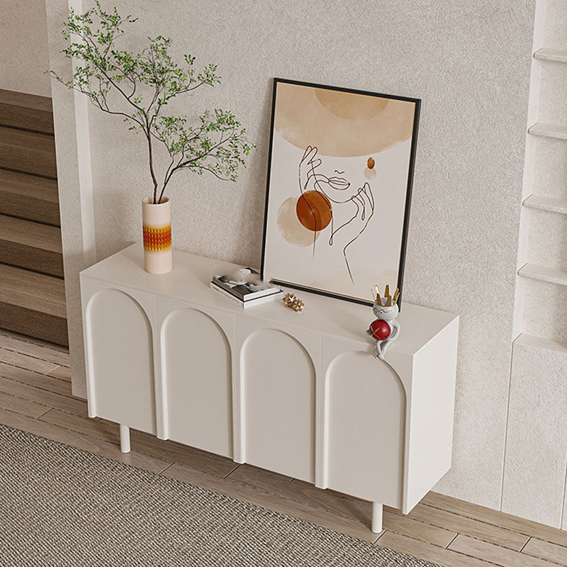 Wood Buffet Contemporary Style Sideboard Table with Cabinets