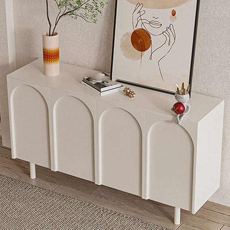 Wood Buffet Contemporary Style Sideboard Table with Cabinets