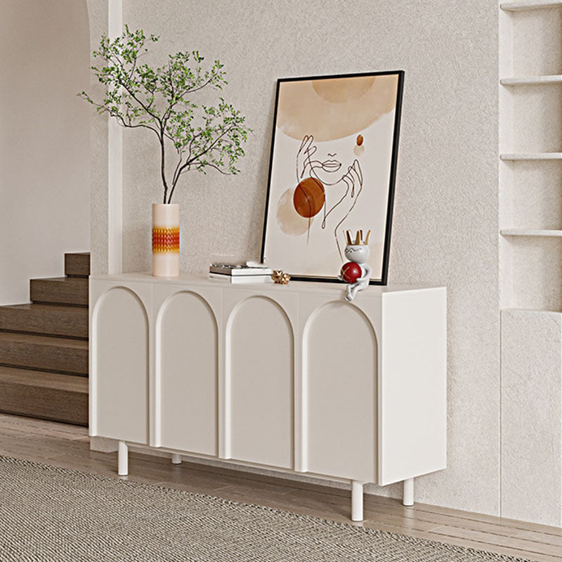 Wood Buffet Contemporary Style Sideboard Table with Cabinets