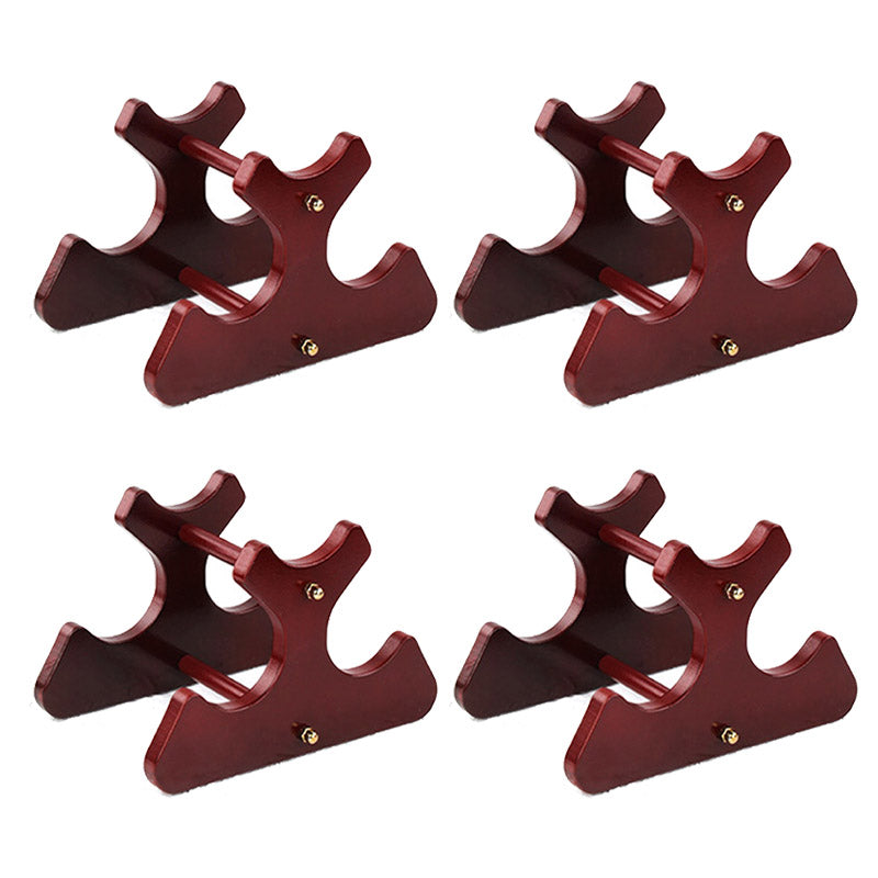 Modern Simple Tabletop Wine Rack Geometry Shape Wooden Wine Bottle Rack for Kitchen