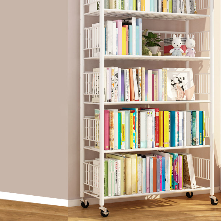 Scandinavian Metal Book Shelf Freestanding Standard Kids Bookcase