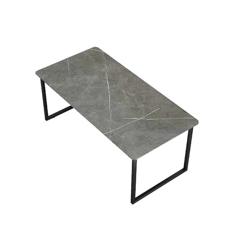 Stone Rectangle Office Desk Modern Style Computer Desk for Office